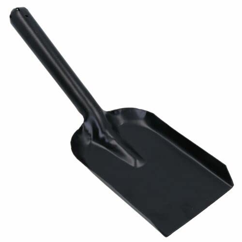 AB Tools D Ash Rake Scraper & Shovel for Flues Wood Burner Fire Coal Steel Metal Black