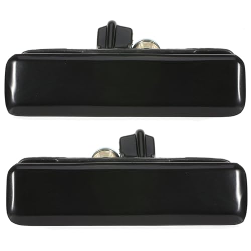LUJUNTEC Exterior Door Handles,Front Driver Left Passenger Right Side,Replacement for 1992-2005 for Chevrolet for Astro,2pcs Balck Handles Replace