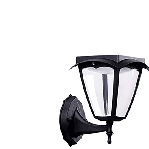 Apliques de Pared Modernos, lámpara de Pared LED de Dos Tonos, Solar, para Exteriores, Retro, de Aluminio, con inducción del Cuerpo Humano, para Villas, Patios y porches.