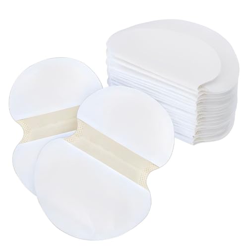 GXGM Almohadillas Sudor Axilas Mujer Hombre, 40 Parches Antisudor Axilas, Almohadillas Protectoras para el Sudor, Armpit Sweat Pads