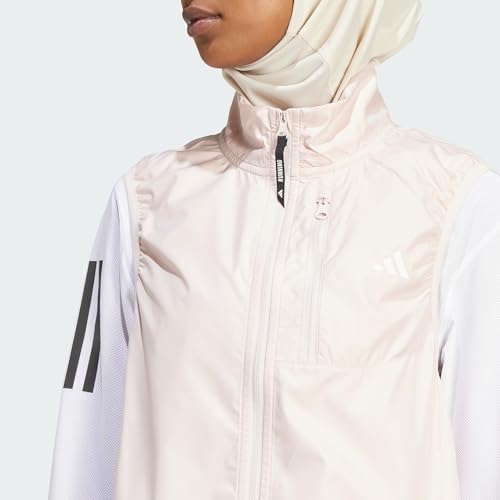 adidas Damen Own the Run Vest, Putty Mauve, M