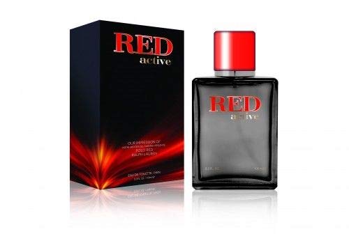 Tukima Red Active Impression Eau De Toilette 3.3 Cologne Spray By Preferred Fragrances cover
