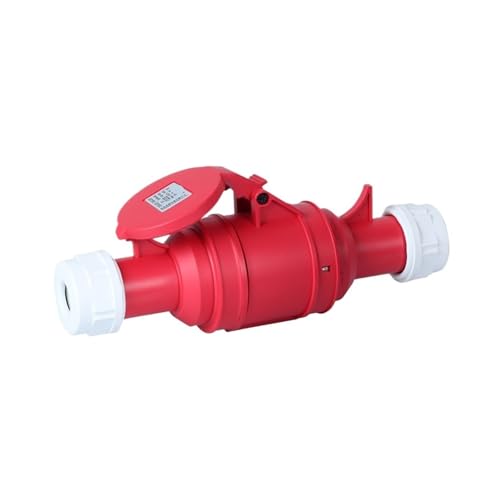 Waterproof Industrial Socket Aviation Plug Male and Female Docking Four-core 32A Three-Phase Electric Explosion-Proof IP44(Connector Set)