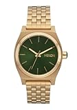 NIXON Medium Time Teller A1130-100m Water Resistant Women's Analog Classic Watch (31mm Watch Face, 16mm-15mm Stainless Steel Band)