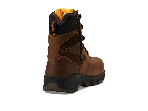 Carolina Men's CA5552 Subframe 8Comp Toe Side Zip Dark Brown 11 D4