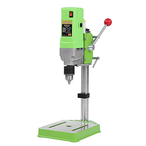 Asixx Soporte de Taladro de Banco, 220V 710W Mini Taladro de Piso de Metal Mesa de Banco de Trabajo...
