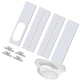Holibanna 1 Juego Artículos Para El Hogar Equipo De Salida De Aire Kit De Sellado De Ventana Ac Kit De Ventana De Aire Acondicionado Kit De Ventana Ac Manguera Cloruro De Polivinilo Portátil