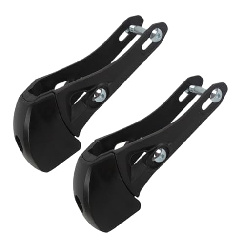 KOMBIUDA 2Pcs Roller Skate Toe Stoppers Non Slip Brake Pads for Inline Skates Durable High Wear Resistant Material Smooth Quiet Braking Skating Safety Gear