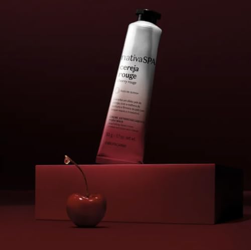 KIt Sabonete Liquido Cereja Rouge 250ml + Creme Antirressecamento Para As Mãos Nativa Spa Cereja Rou