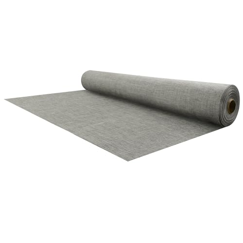 RecPro Gray Woven Marine Vinyl Flooring | 8.5' Wide | 15 ft