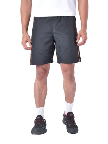 Image of Wildcraft Men's Solid Regular Fit Shorts| Mid Waist with Adjustable Drawcord