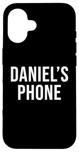 Daniel's Phone �u���b�N �z���C�g ���O Daniel �X�}�z�P�[�X iPhone 16 �p