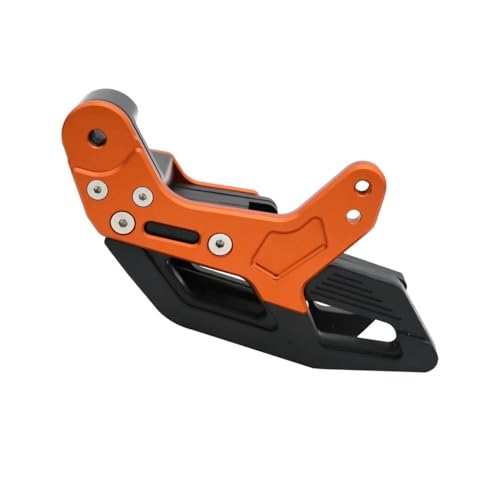 Guide de chaîne de pignon de moto CNC orange pour éviter la casse sur TE EXC