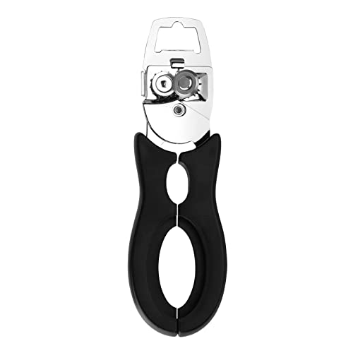 Can & Jar Opener Manual Handheld Heavy Duty,Multi Bottle Opener Non Slip Jar Gripper,Sharp Cutting Wheel For Smooth Edge Cut For Arthritic Hands Oversized Easy Turn Knob, Built In Bottle Opener #TOP27