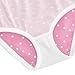 Joisal Cotton Toddler Girls Underwear White Dots Pink Girl Panties Cute Fun Kids Briefs Undies 3T