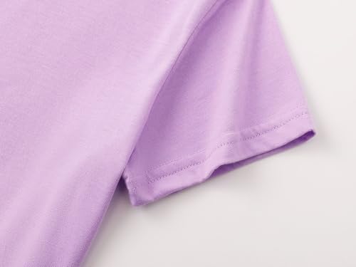 Image of Dvenki Girls Graphic Short Sleeve Crewneck T-Shirt Sizes 6-18 | breathable soft cotton blend, cute graphic prints, summer little and big girls tee, ideal casual wear for school, daily