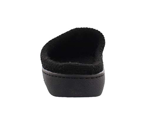 HAFLINGER Unisex AT Wool Hard Sole Slippers, Black, 40EU