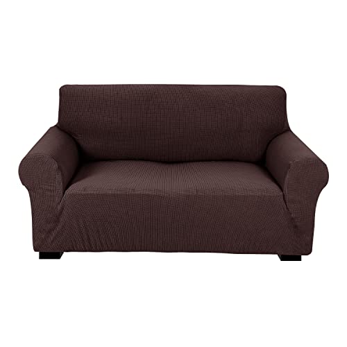 Housse de canapé jacquard extensible au design raffiné pour fauteuil E