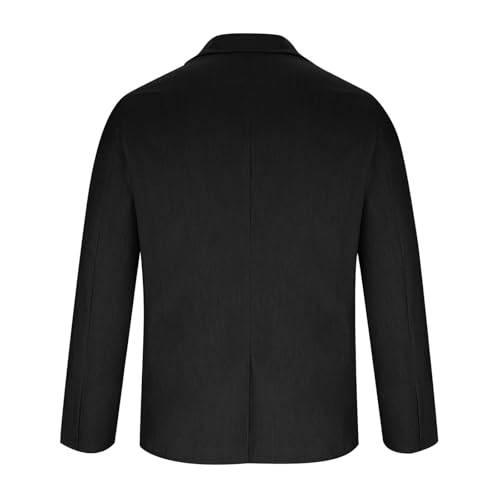 Mens Casual Button Work Blazer Jackets Lightweight Regular Fit Business Suits Coats Big and Tall Open Front Cardigan3