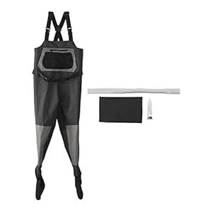 Tefola Wader, Hip Wader Bootfoot Borst Waders Vissen Voet Waden Broek Ademend voor Volwassenen XXL