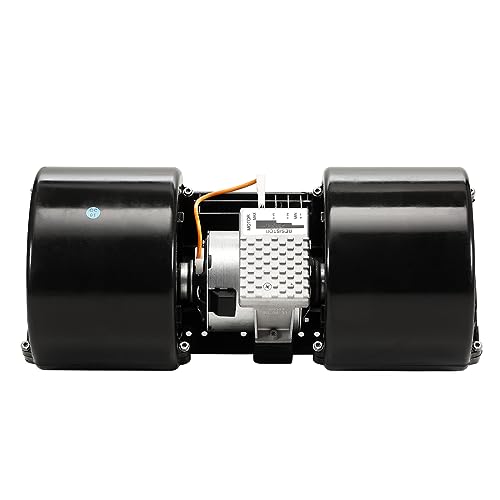 Image of 006A3922 HVAC Heater Blower Motor Compatible with Select Kenworth Assy for Dual Wheel 12 Volt Blower with 3 Speed Resistor 30000125 30002100