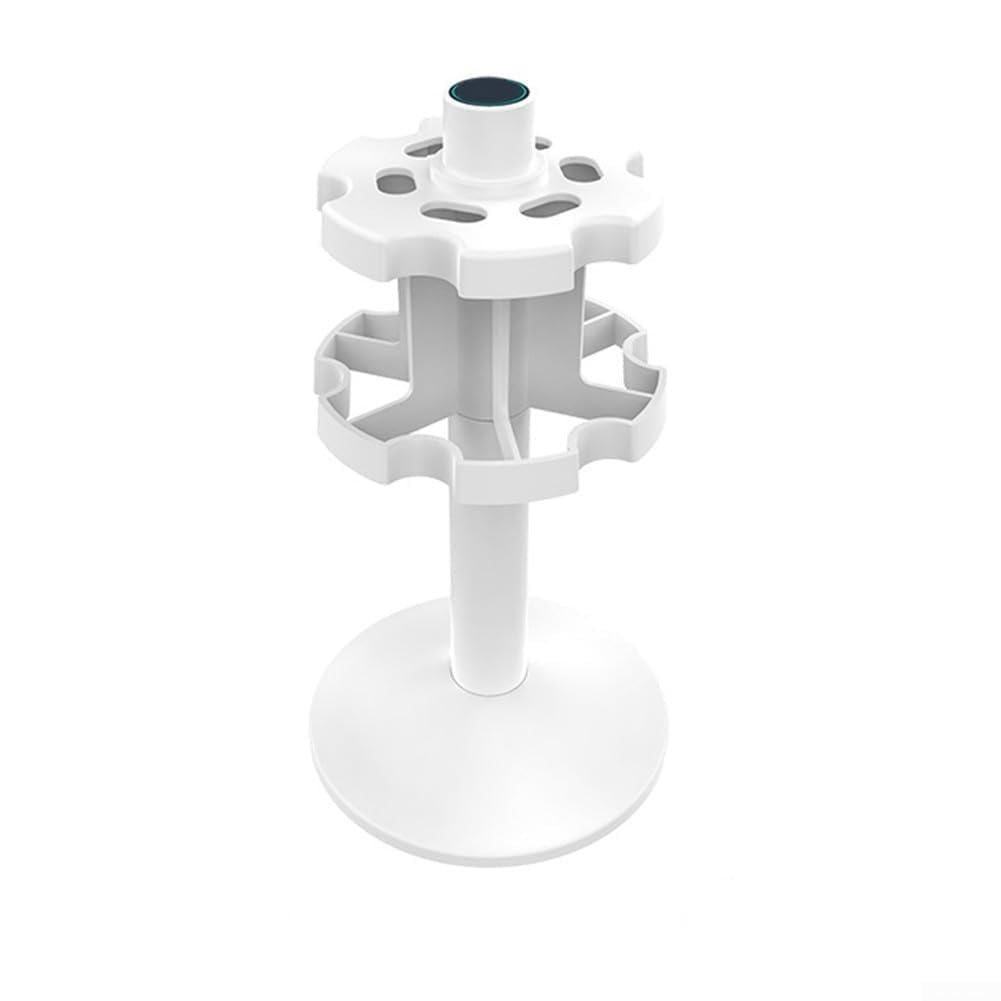 Labor Pipettenständer Robust Chemikalienbeständig Rund Z-Form Halterung für Pipette Ordnung Labororganisation Weiß 22,5x15cm(Round)