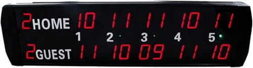 Marcador LED digital con control remoto para tenis