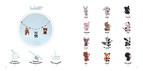 Mini-Amigurumis: 26 niedliche Tierchen häkeln