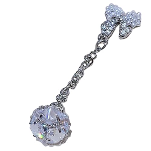 3D ブラブラネイルチャームちょう結びネイルアートチャームネイルラインストーンチャームジルコンネイル宝石ネイルアートの装飾 ネイル