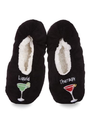 MeMoi Women's Liquid Therapy Sherpa-Lined Slippers