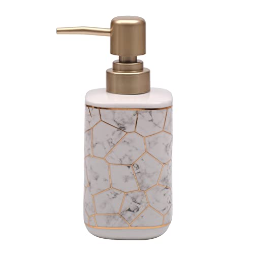 Image of Store2508 Ceramic Liquid Handwash Soap Dispenser Pump for Bathroom /Kitchen - 250ml (White)