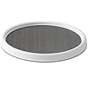 Copco Basics Non-Skid Pantry Cabinet Lazy Susan Turntable, 12-Inch, White/Gray, 1 Count (Pack of 1)