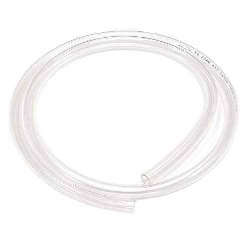 Image of Eastrans 5ft x 1 inch Dia Clear Vinyl Tubing, Flexible Plastic Hybrid Tubing | BPA Free and Non Toxic, UV / Chemical Resistant, Lightweight