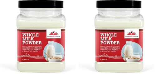 Image of Whole Milk Powder by Hoosier Hill Farm, 1 Pound (Pack of 2)