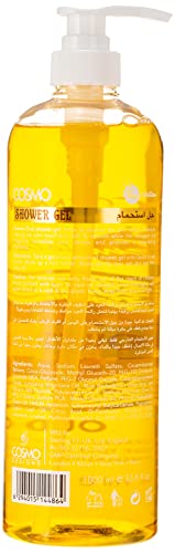 Image of Cosmo Desings Temptation Sulfate & Paraben Free Shower Gel Oud, 1000ML For Men & Women