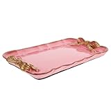 Plateau de rangement décoratif – multifonctionnel et polyvalent, il peut servir de présentoir à bijoux pour les bijoux d'invités, ou de plateau à bibelots en résine