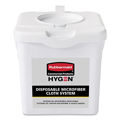 Rubbermaid Commercial RCP2135007 Disposable Microfiber Charging Bucket Tub - Pack of 44
