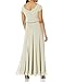 J Kara Women's Cap V-Neck Beaded Dress