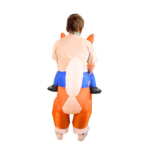 Disfraz inflable para niño de perro Corgi miniatura 5