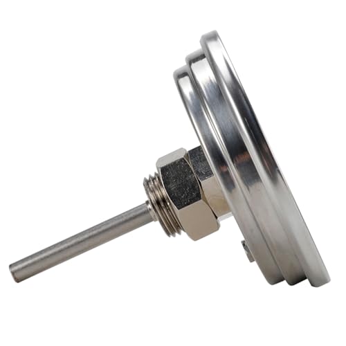 83mm Diameter Round Dials BBQ Oven Thermometers 50-550? 1/2NPT Thread Mount Stainless Steel Temperature Test Meter Gauge