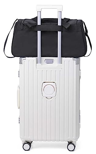 Harley-Davidson Crinkle Bar & Shield Nylon Duffel Bag w/Side Shoe Pocket - Black4