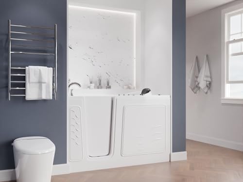 ANZZI Walk-in Tub 30' x 60' Left Drain Quick Fill Walk-In Whirlpool and Air Tub with Powered Fast...