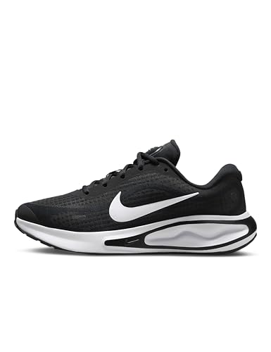 Nike Women's Journey Run Road Running Shoes, Black/White, 8.5