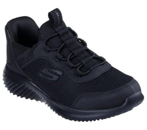 Skechers Bounder Brisk-Burst - Tenis para niño, Black, 6 UK Child