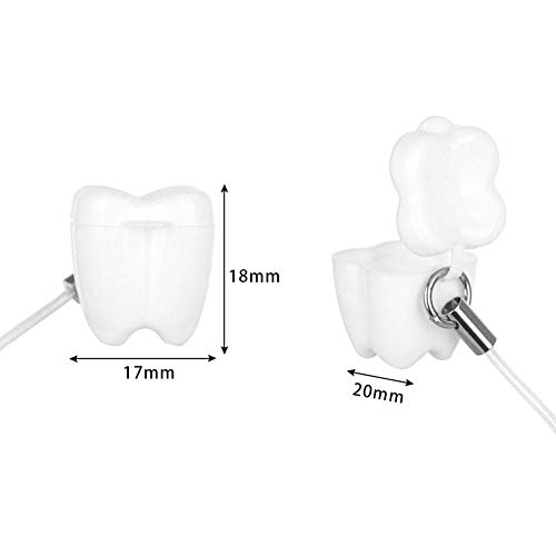 10 stks Tanden Bespaart Doos, Baby Plastic Mini Tand Organizer voor Kinderen Meisjes (wit) - Image 6