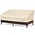 Vailge Heavy Duty Patio Sofa Cover, 100% Waterproof 3-Seater Outdoor Sofa Cover,Lawn Patio Furniture Covers with Air Vent and Handle,85" Wx 37" Dx 35" H,Beige&Brown