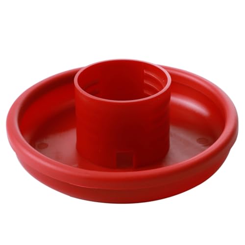Hummingbird Feeder Accessories Set Replacement Plastic Base and Part Seal Ring for Hummingbird Feeder Base (Red)