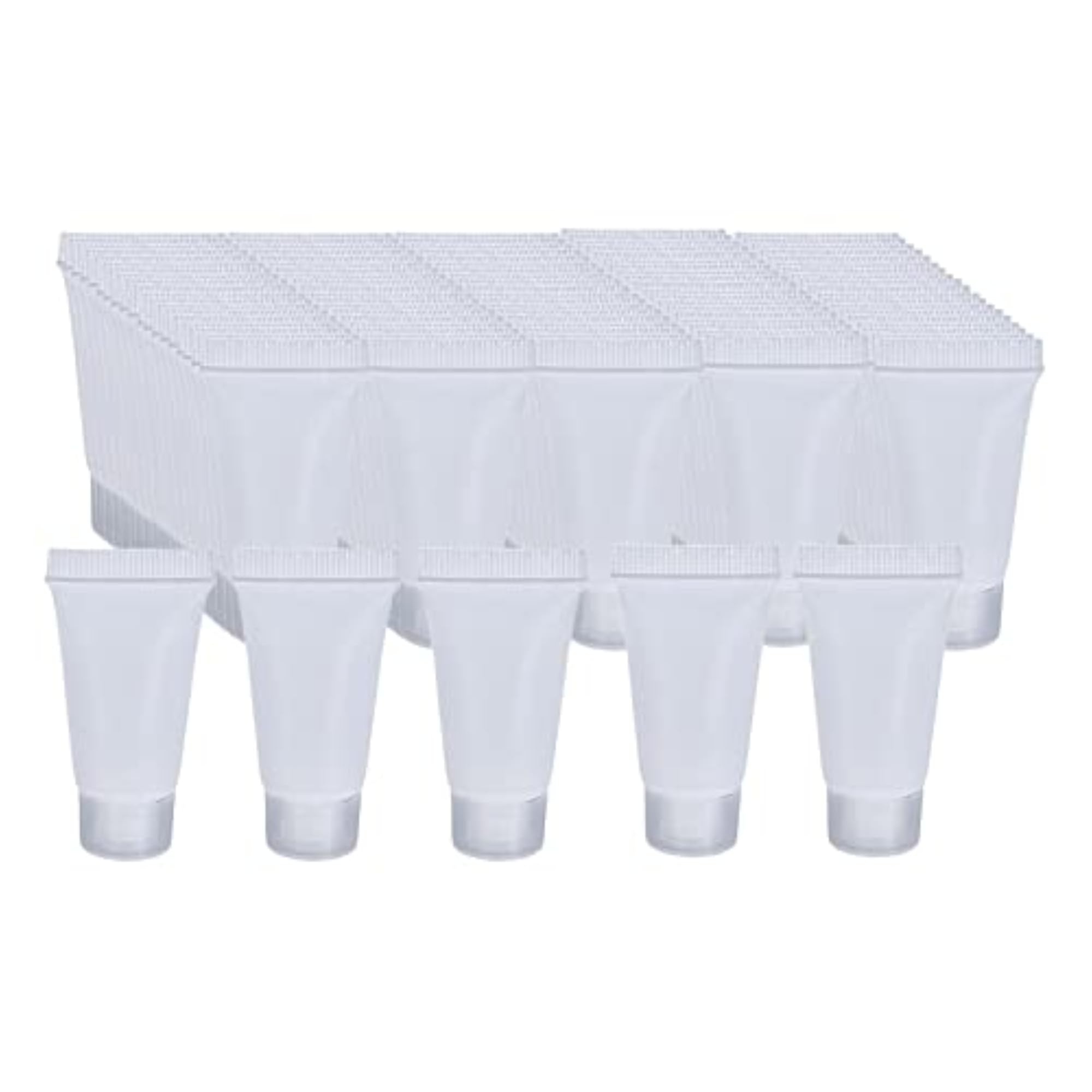 100Pcs Empty Soft Tubes Bottle 5ml with Caps