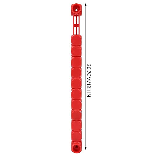 Image of Alomejor 2pcs Table Football Counter Blue Red 10 Numbers Scoring Score Counter Indicator for Standard Foosball Tables