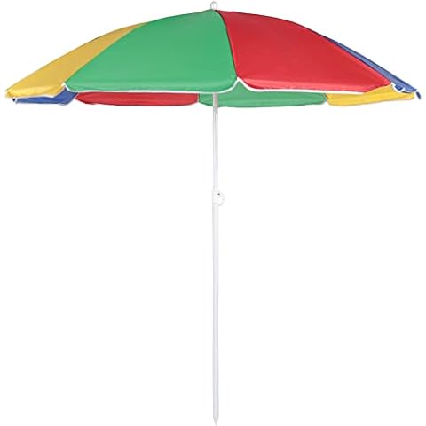 Unibos 5.3ft Garden Parasol with Tilt Function Cover